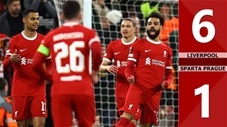 VIDEO bàn thắng Liverpool vs Sparta Prague: 6-1