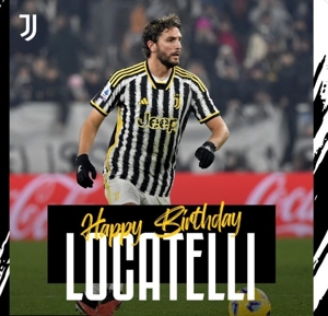 Juventus chính thức tweet chúc Locatelli sinh nhật vui vẻ lần thứ 26. Anh đã đóng góp 4 bàn thắng và 9 pha kiến ​​tạo thay mặt đội bóng.