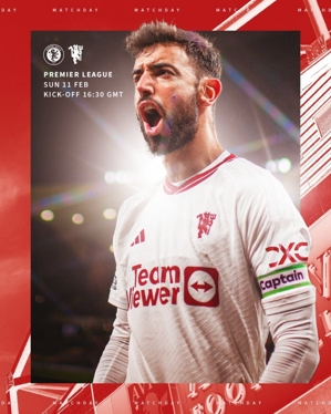 ⚔Manchester United đăng poster khởi động trận gặp Villa: Đội trưởng B Fee ra mắt solo