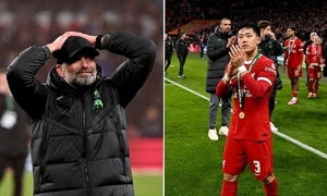 Tôi đã vật lộn cho đến khi chỉ có thể sử dụng nạng! Klopp: Đôi chân của Endo sau trận đấu cứng nhất tôi từng thấy