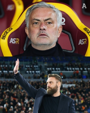 Trước khi Mourinho ra đi, Roma ghi 5 điểm sau 6 trận ở Serie A Sau khi De Rossi tiếp quản, Roma ghi 15 điểm sau 6 trận và chỉ thua Inter Milan.