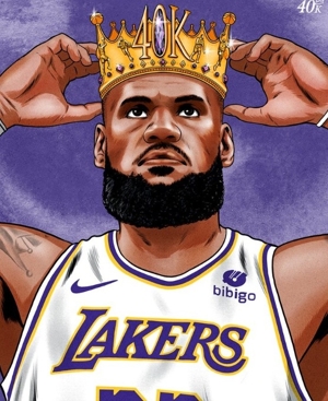 Phim hoạt hình chính thức của Lakers: Vua 40.000 điểm LeBron James đội vương miện!